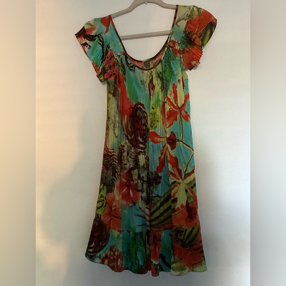 FARM Rio Multicolor Floral Midi Dress